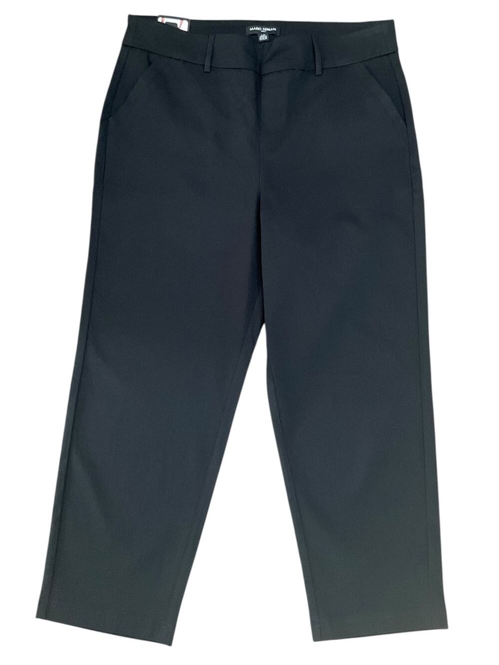 Mario Serrani Women's Slim Fit Pull On Capri Pant Size Large NWT